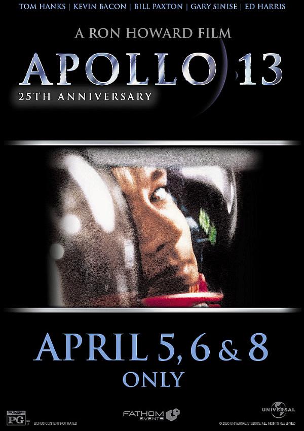 'Apollo 13' Lifts Off Again in Cinemas Nationwide This April, 50 Years After the Breathtaking Crisis in Space