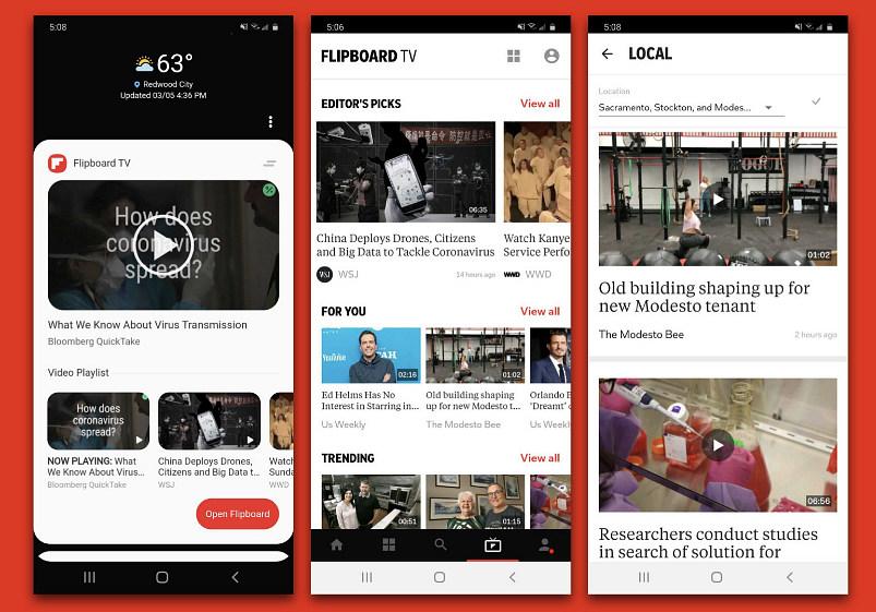 Flipboard TV Debuts With 16 Curated Video Channels