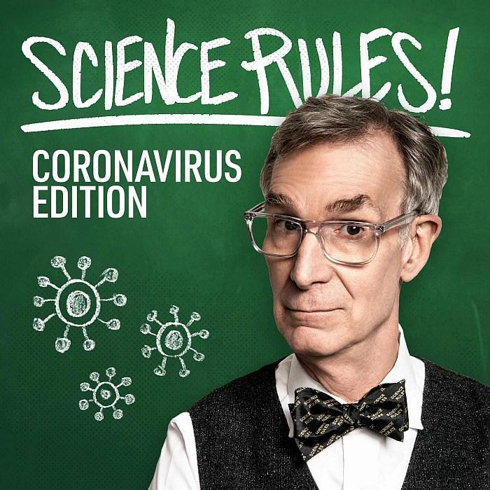 Stitcher and Bill Nye Cover the Facts of COVID-19 in Special Series of 'Science Rules!' 