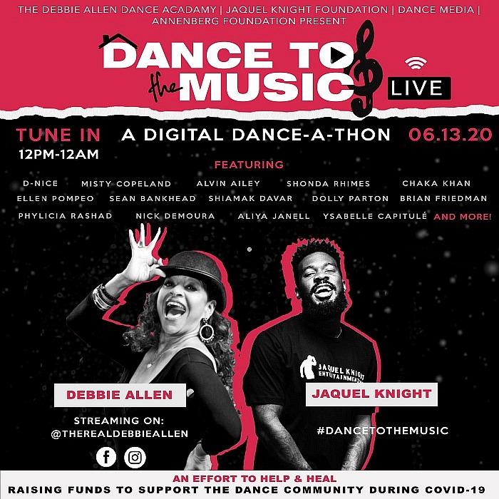 Debbie Allen and Friends Join Forces to Create an International Dance-a-Thon to Support the Dance Community During COVID-19 - June 13, 2020 